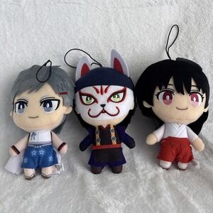 The Elusive Samurai Plush Doll Toy Keychain 5.5" Set of 3 FURYU Anime Japan